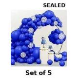 JOYIN 150 Pcs Royal Blue Balloons x5