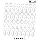 2x Cabilock Car Seat Cushion Hooks Metal