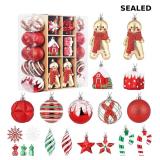 SHareconn 65pcs Christmas Tree Ornaments Set