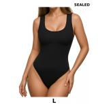 MANGOPOP Women's bodysuit features a scoop neck