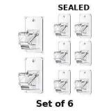 6x Set of 8 transparent self
