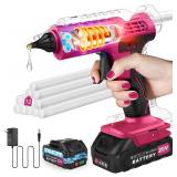 100W Cordless Hot Glue Gun and Sticks Set