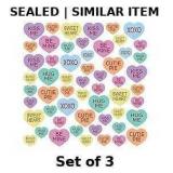 Tellingyou Valentine's Day Window Gel Cling Conver