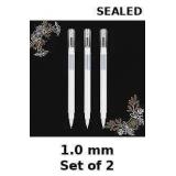 2x Set of 3 SMOOTHERPRO white gel pens