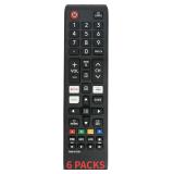 6PACKS Remote fit for Samsung Smart 4K TV