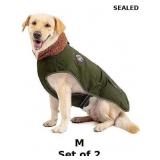 2x IREENUO Dog Coat