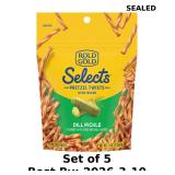 5x Rold Gold Selects, Dill Pickle Pretzel Twists