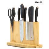 Bamboo Magnetic Knife Block Without Knives