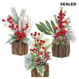 Lulu Home 3 Packs Christmas Table Decorations