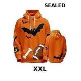 SEAGGS Football Hoodies City Skull Hooded Sweatshi