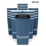 Glowcoast Disposable Coffee Cups With Lids