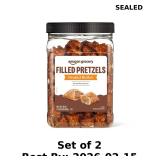 2x Amazon Grocery, Peanut Butter Filled Pretzels