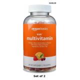 2x Amazon Basics Kids' Multivitamin Gummies