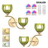 Battery Operated Wall Sconce, 2-Lights