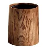 Kitchen Trash Can Vintage Wood Grain Trash