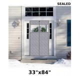 Thermal Door Curtain Fits Doors Size 30'x82'