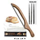 Thekitchenclick Kitchen Click Bread Knife x3