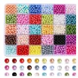 Beads 2400 pcs 6mm 30 Colors Jewelry Craft