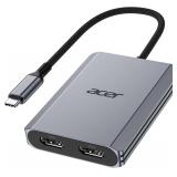Acer USB C to Dual HDMI Adapter