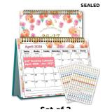 2x Small Desk Calendar for 2026-2027