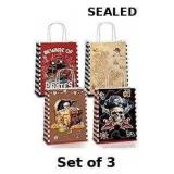 3x Set of 24 pirate-themed party favor bags x3