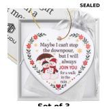 3x Friends Christmas Ornament