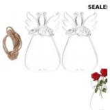 Angel Hydroponic Glass Flower Vase