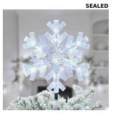 Brightown 3D Snowflake Christmas Tree Topper