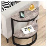 Half Round End Table