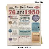 Zyulin Funny 76th Birthday Card for Women Men