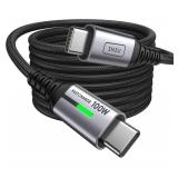 INIU 100W PD Fast Charging USB C Cable 6.6ft