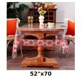 ARTMAGIC Clear Plastic PVC Tablecloth