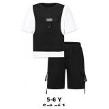 Cotton Boy Clothes Short Sleeve Tee and Shorts