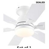 Ceiling Fans with Lights- 52' Low Profile Indoor