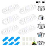 Cat Water Fountain Filter Replacement, 6 Pack Filt
