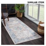 Rug Caria Washable Non-Slip Runner 5 x 4ft