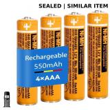 SEALED-4 Pack HHR-55AAABU NI-MH AAA Rechg. Battery
