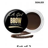 2x L.A. Girl Brow pomade, soft black