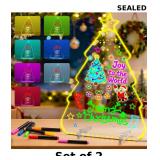 2x LED Drawing Board for Kids