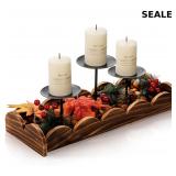 Yesland 3-Pillar Metal Candle Holder