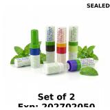 2x Herb Island 2-in-1 Nasal Stick Inhaler