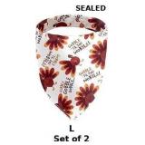 ICEMOOD Dog Fall Bandanas Theme, x2