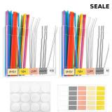 2 Pack Large Acrylic Straw Holder for Cabinet,