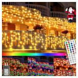 52FT RGB Christmas Lights Outdoor