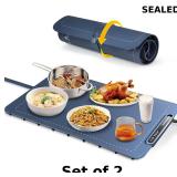 2x Electric Warming Tray with Adjustable...