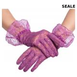 ALVOGIMOR Lace Gloves for Women Wedding Tea Party,