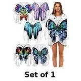 5 Pcs Group Cinco De Mayo Poncho Costumes Ghost