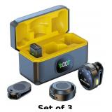 3x Wireless Lavalier Microphone