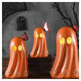 Bucherry 3 Pcs Mexican Ghost Decoration with Light