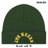 3x 3D Embroidered Upside Down City Football Hat